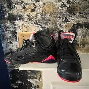 Air Jordan 7 Retro 'Black Gloss' Women size 10 Men size 8 1/2